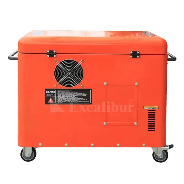 3 Phase 100% Copper Alternator 7500 Watt Petrol Electric Power 7kw Silent Gasoline Generator