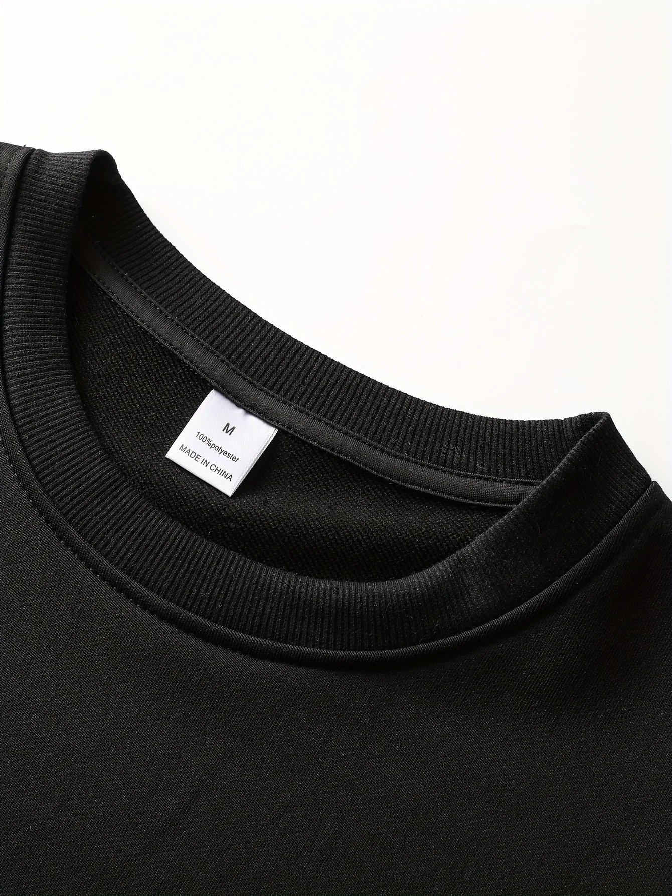 سويت شيرت رجالي بلوفر، سويت شيرت بأكمام طويلة ورقبة دائرية مطبوع عليه حروف إيطالية، كاجوال مريح للاستخدام في الهواء الطلق