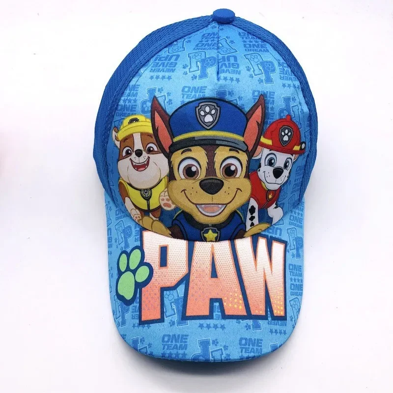 Czapka z daszkiem psi Patrol pościg dla chłopców dziewczęcy czapka hip-hopowa czapka typu Snapback uroczy letni Outdoor Sunhat sportowe daszki