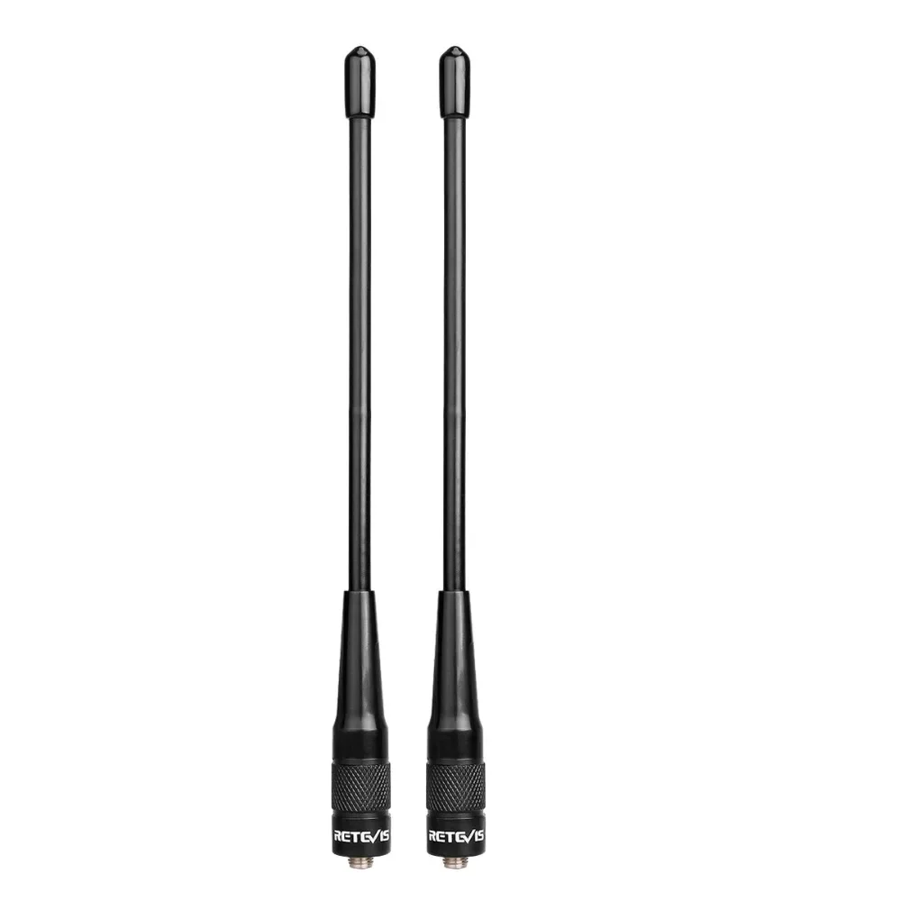 Antena walkie-talkie VHF UHF, SMA-F hembra para Baofeng UV-5R, Kenwood, Quansheng UV K5, RT5R, RT7, RT5