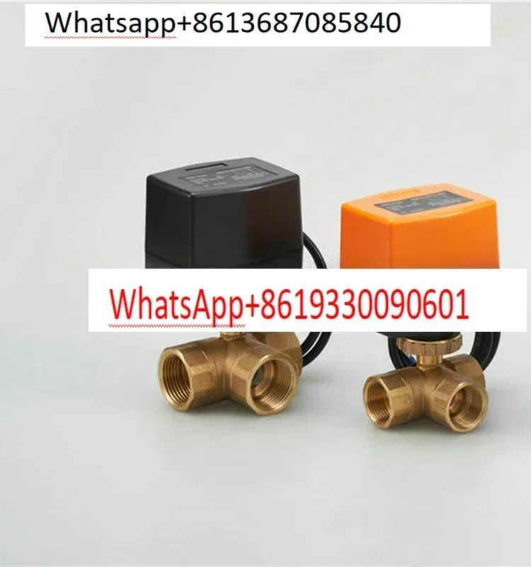 

Screw electric three-way miniature ball valve dn2 brass two-way three-way