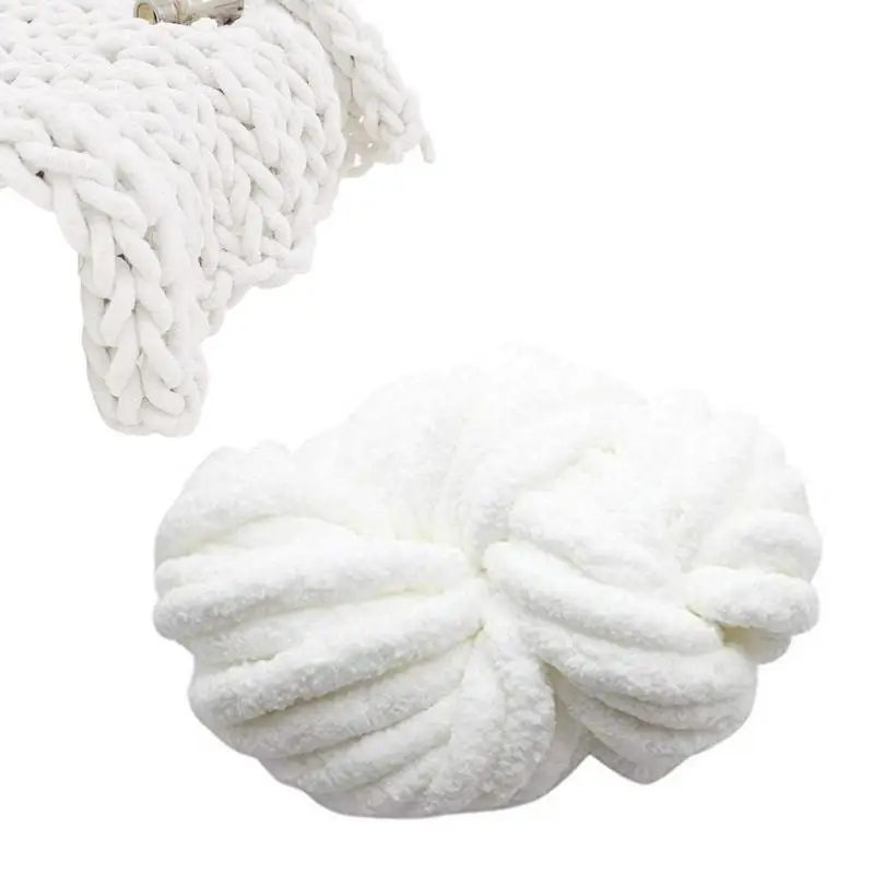 

Chunky Chenille Yarn hick and Fluffy For Knitting And Crochet Blanket Cushion Multicolor Chenille Yarn Soft Warm Crochet Yarn