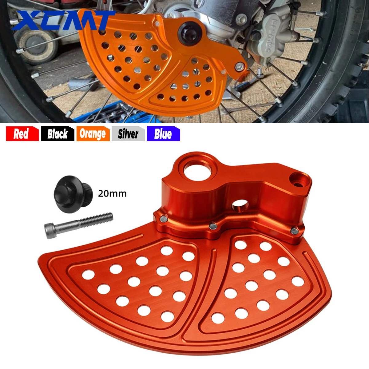 

Front Rear Brake Disc Guard Protector Cover For KTM SX SX-F XC XC-F EXC EXC-F XC-W XCF-W Six Days TPI 125-500 2016-2022 2023