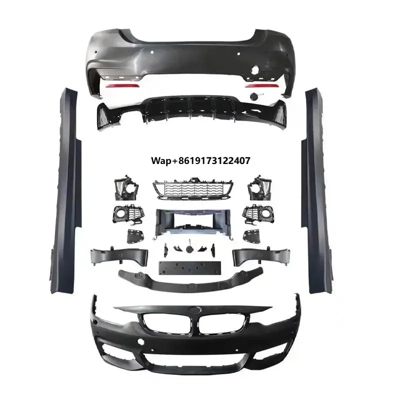

F32 F33 F36 M-Tech MT Body Kit Bodykit Front Bumper Rear Bumper Side Skirt for 4 Series F32 F33 F36