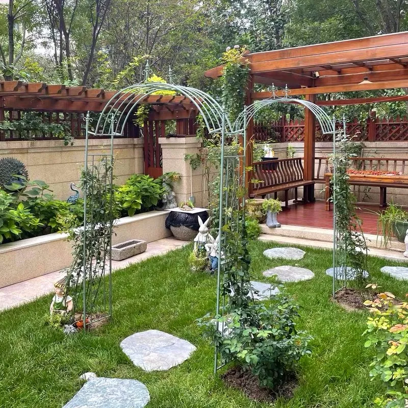 

1,5 м металлическая свадебная арка, садовая беседка для газона, заднего двора, патио, вечеринки, решетка для различных вьющихся растений, розы, лозы