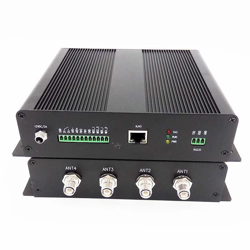 

support auto reader tag mode Transfer label data to the cloud server four ports antenna uhf rfid reader with rssi signal strengt