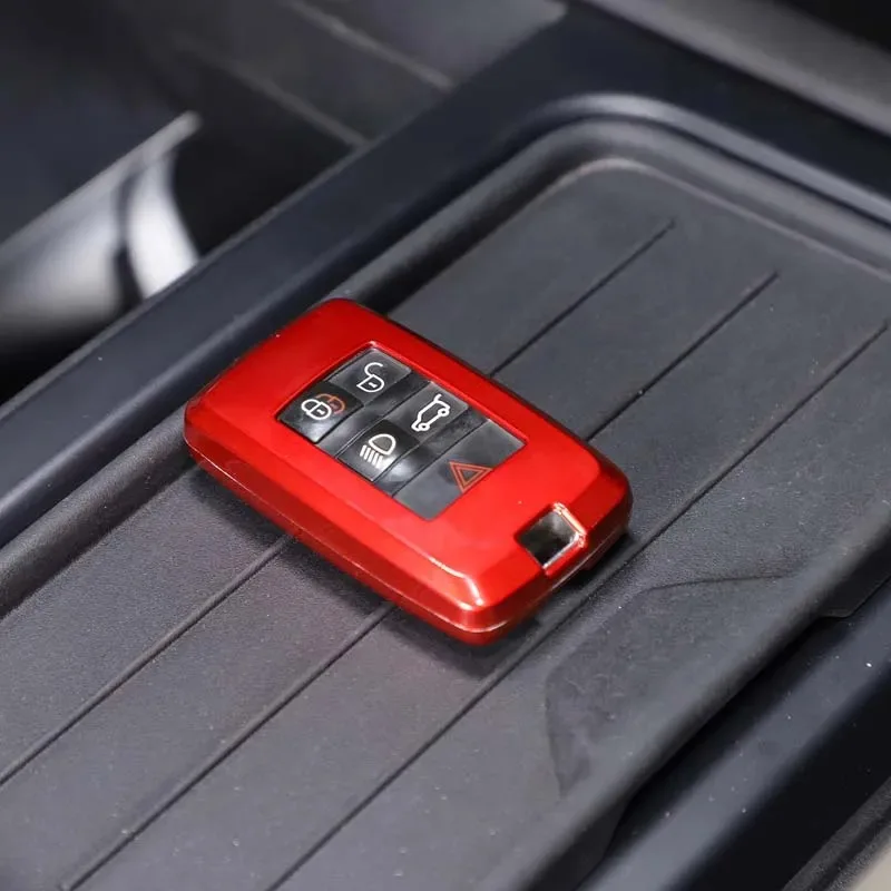 لاند روفر المدافع 90 110 130 2020-2025 ABS ألياف الكربون مفتاح السيارة قذيفة غطاء الكسوة اكسسوارات السيارات #6