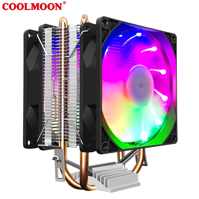 Stille CPU Koeler Fan 90mm 3PIN voor Intel LGA 775 1150 1151 1155 1156 1200 1366 AMD AM2 AM3 AM4 Socket Efficiënte Ventilador