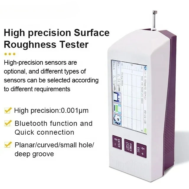 S520  Digital Portable Surface Roughness Tester Price industrial metal detectors surfaces tester rough tester rough meter
