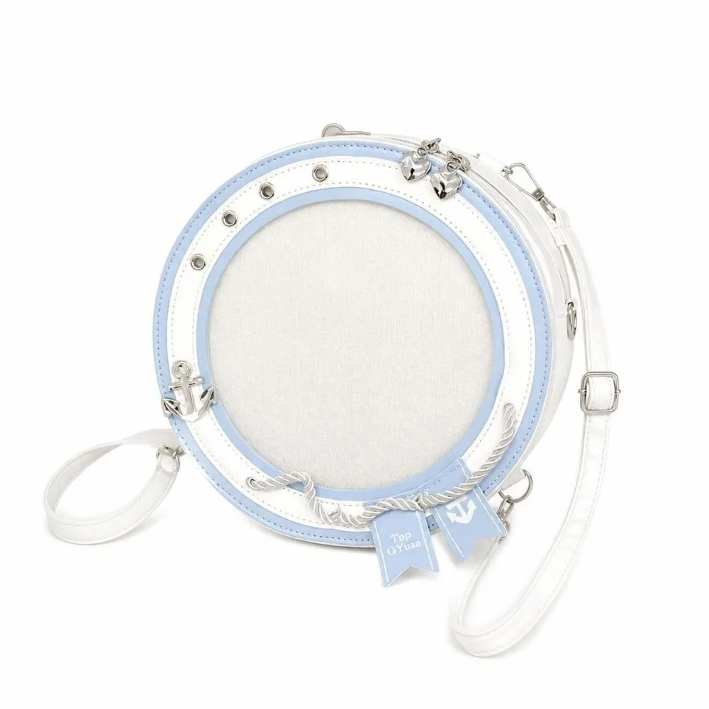 Trendy Transparent Shoulder Bags Kawaii Aesthetic Casual Design Ita Bags Y2k Style Travel Backpacks Casual Outing