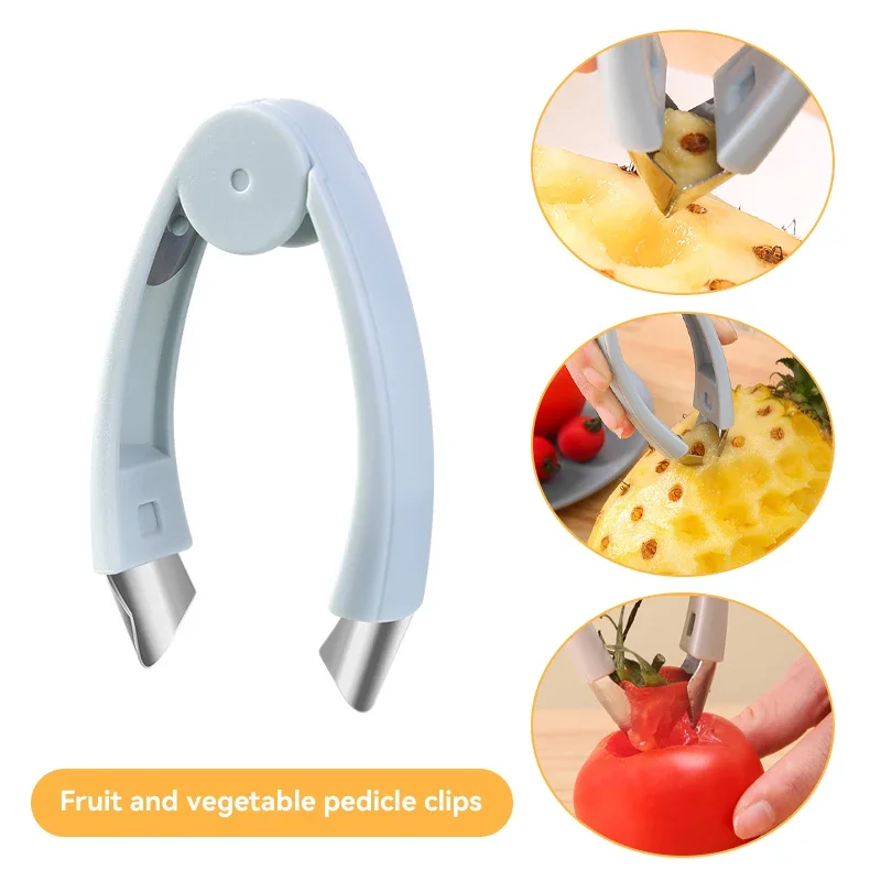 

Pineapple Eye Corer Peeler Multifunctional Stainless Steel Strawberry Huller Fruit Seed Remover Cutter Home Kitchen Accessories