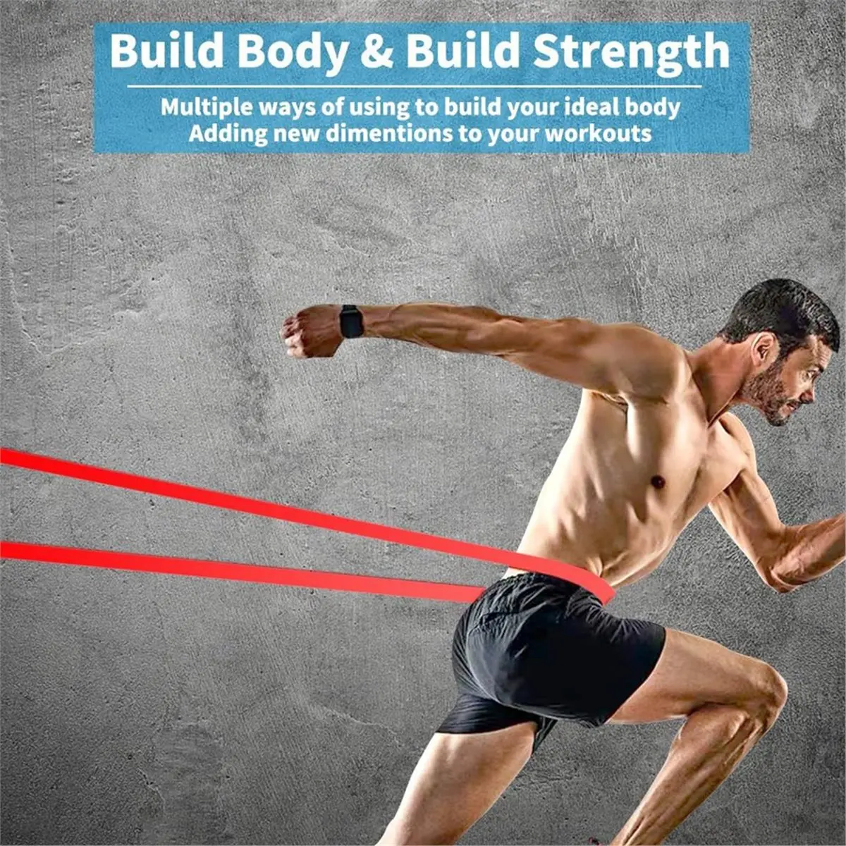 (A75U) Pull Up Bands, Resistance Bands, Pull Up Assistance Bands Set for Men & Women, Exercise Workout Bands for Working Out