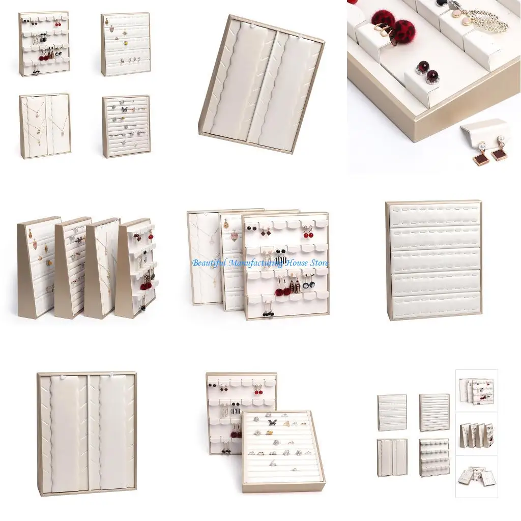 

E56A Convenient Jewelry Stand Easy Maintenance Quick Access Rings Earrings Pendants