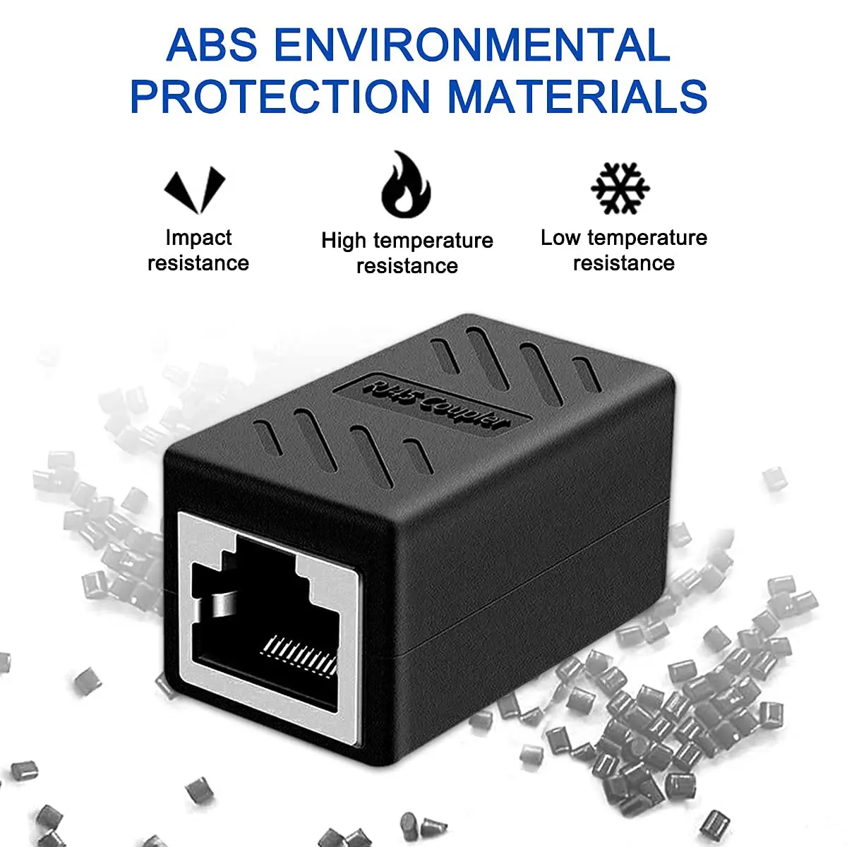 Moncje Złącze RJ45 Przedłużacz sieciowy Ethernet dla Cat7 Cat6 Cat5e Adapter kabla Ethernet Gigabit żeński na żeński