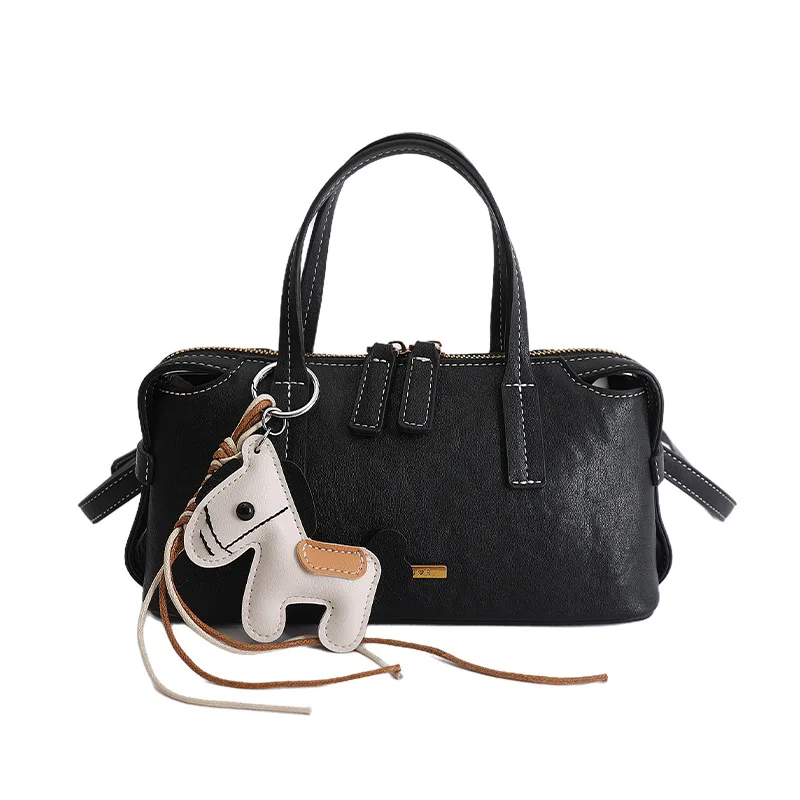 Texture Small Square Bag for Women 2026 New Japanese Korean Style Fashionable Handbag Crossbody Bag Casual Daily Retro Bag