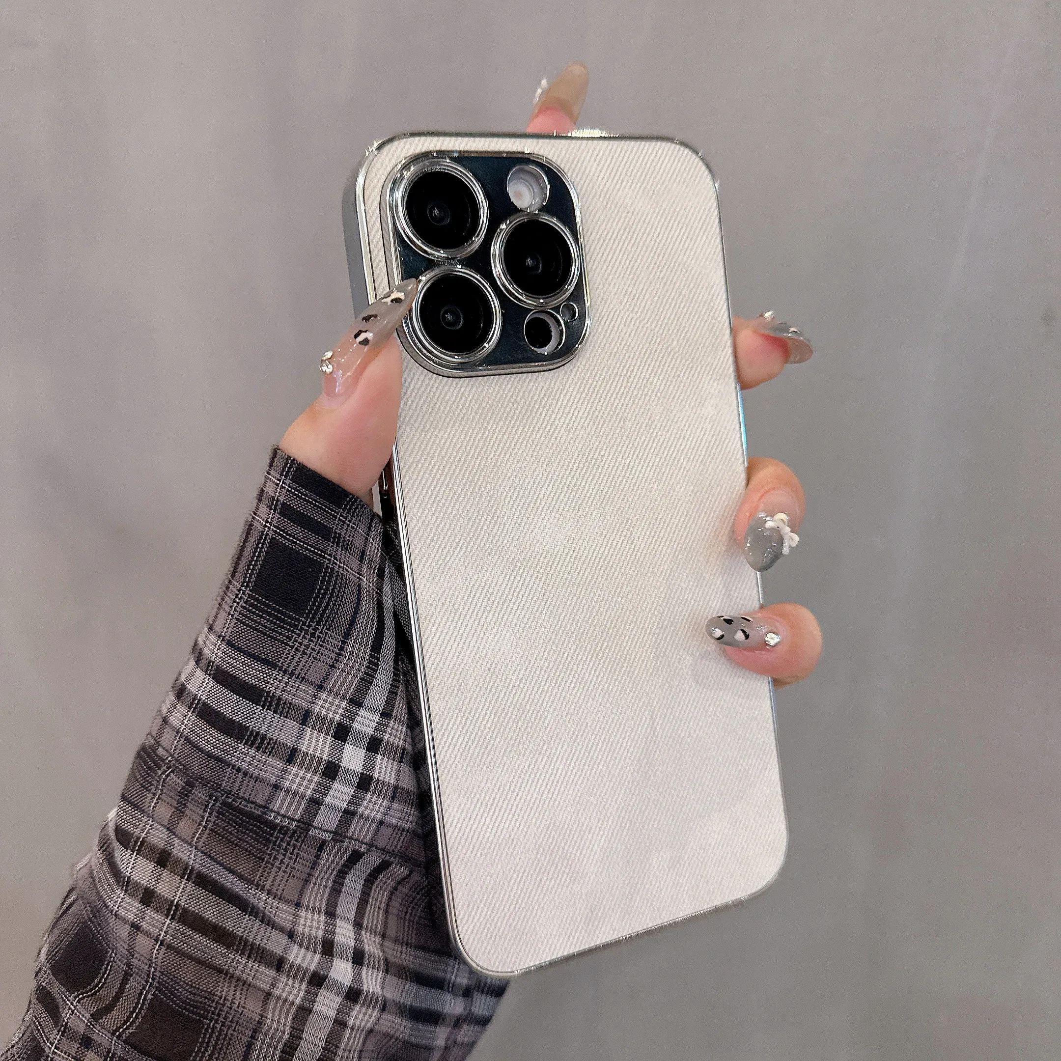 아이폰 17/16/15/14/13/12/11 프로 맥스용 전기도금 카우보이 패턴 폰 케이스 - 카메라 보호 기능이 있는 충격 방지 백 커버