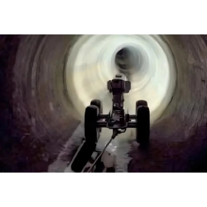 8mm Underwater 360 Rotation Endoscope Crawler Municipal Pipeline Inspection Robot DVR Sewer Drain Memory Card for Outdoor Use