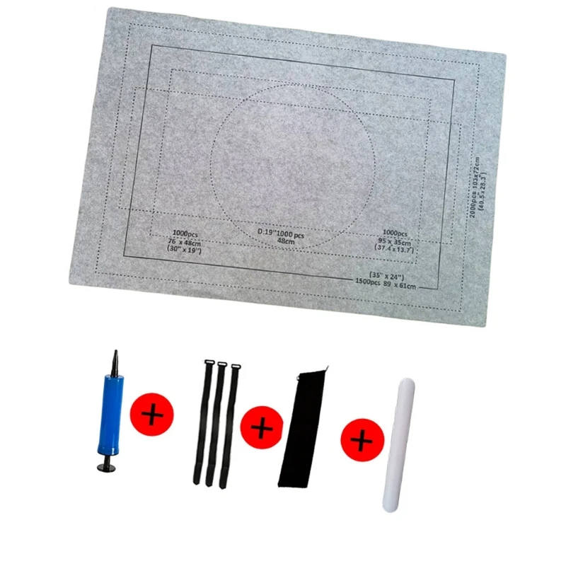 Коврик-пазл в рулоне, аксессуары для пазлов, одеяло для хранения головоломок, 1000-3000 шт., фетровый коврик-пазл, хранитель