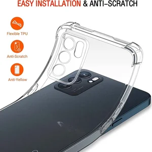 Transparente Schockabdeckung für Oppo, Kristallweich, TPU, transparent, staubdest 8 Hauptverkaufsabdeckung Anti -Poeira -Zelle - №7