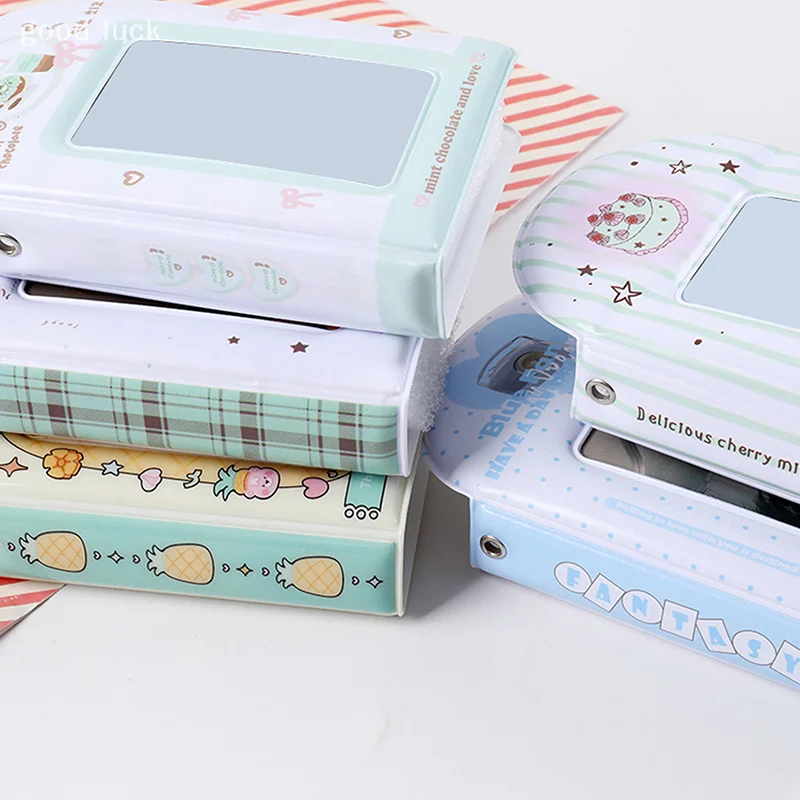 Śliczny album fotograficzny 3-calowy uchwyt na karty fotograficzne Idol Card Binder Collection Book 32 Pocket Book Album Photocard Storage Case