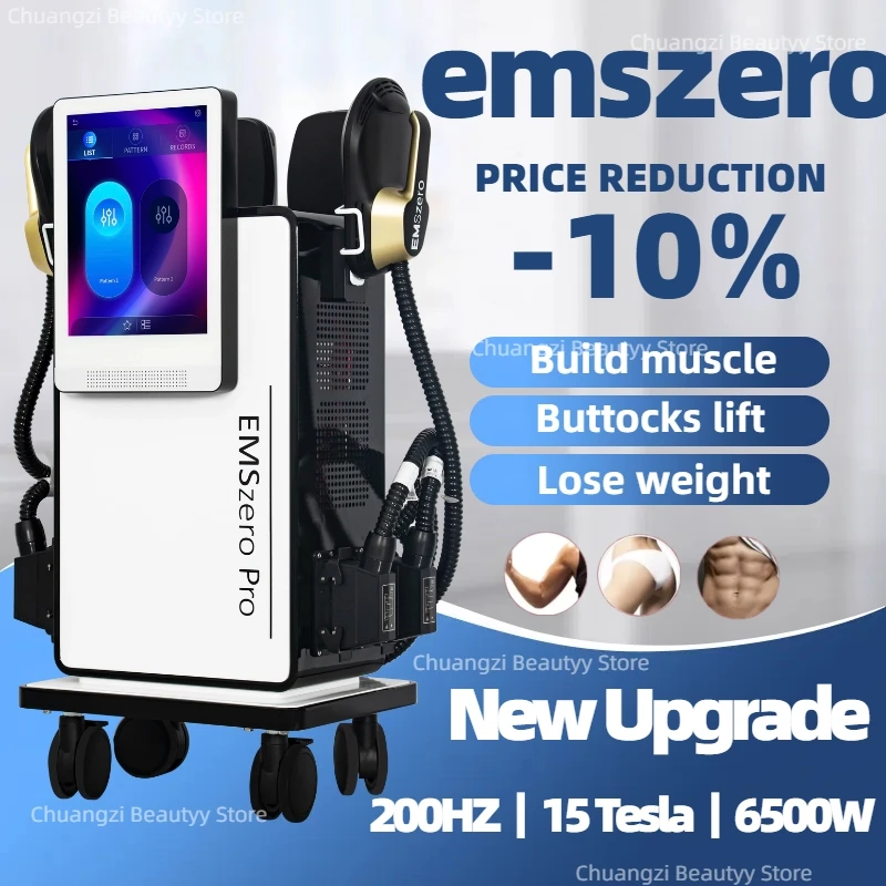 Emszero PRO Slimming EMS NEO RF Sculpt Therapy Machine 6500W Nova Body Shape EMS Pelvic Floor Muscle Stimulate Equipmen