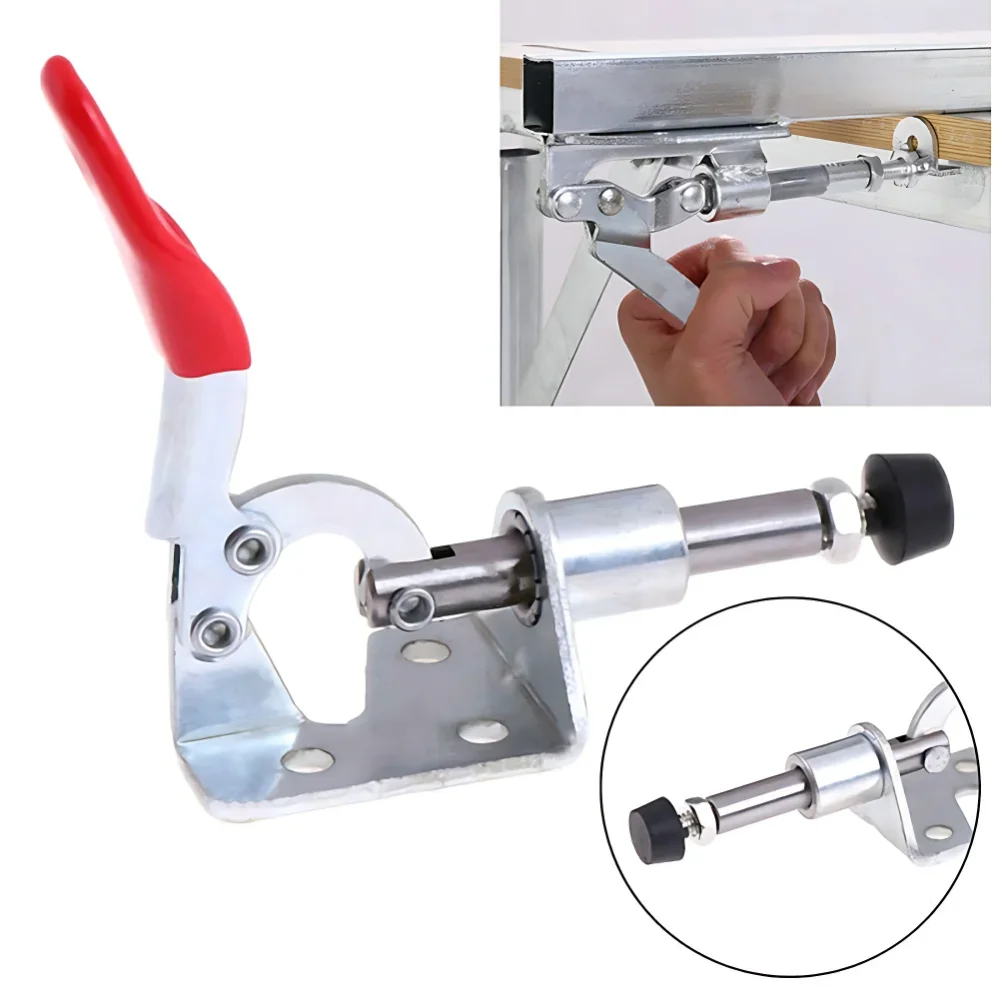 2PCS GH-301AM Quick Release Toggle Clamp 45KG 99Lbs Clamping Force Push-pull Clamps 16mm Plunger Stroke Hand Tool Vertical Type
