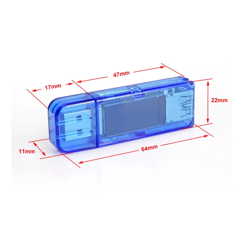 AT35 5 digits USB 3.0 color LCD Voltmeter ammeter voltage current meter multimeter battery charge power bank USB Display Tester