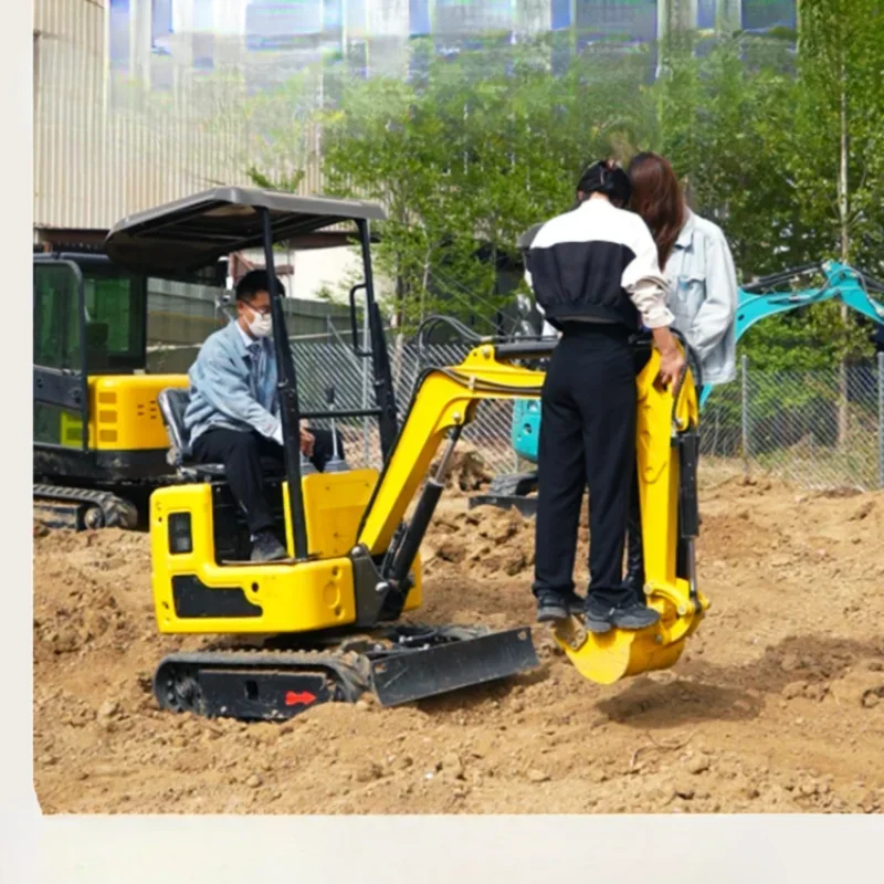 

10 Small excavator project Micro excavator Household agricultural 1 ton 2 ton hook machine 15 Orchard hook machine