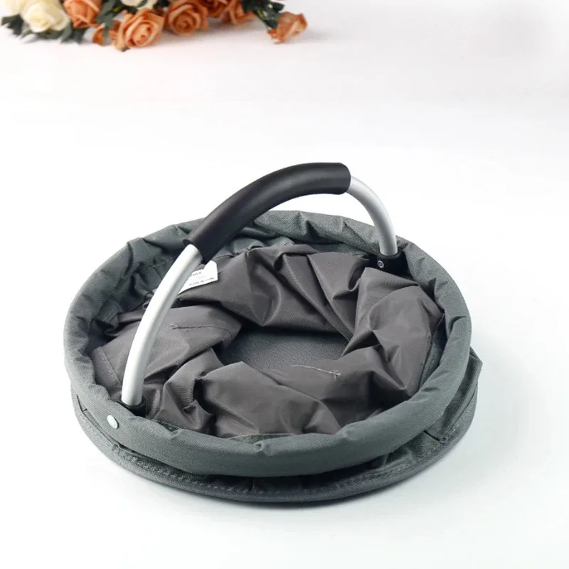 ポータブルピクニックバスケット、アウトドアビーチバスケット、手持ち折りたたみ式収納、トイレタリーバッグ、シャワーバスケット、ショッピング収納バスケット