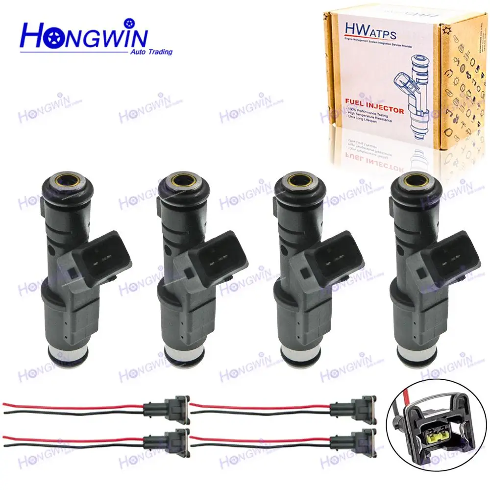 4PCS 01F003A 1984E2 75116328 0280156328 Fuel Injector Nozzle For Peugeot 206 307 406 Citroen C5 C4 C8 DISPATCH JUMPY XSARA