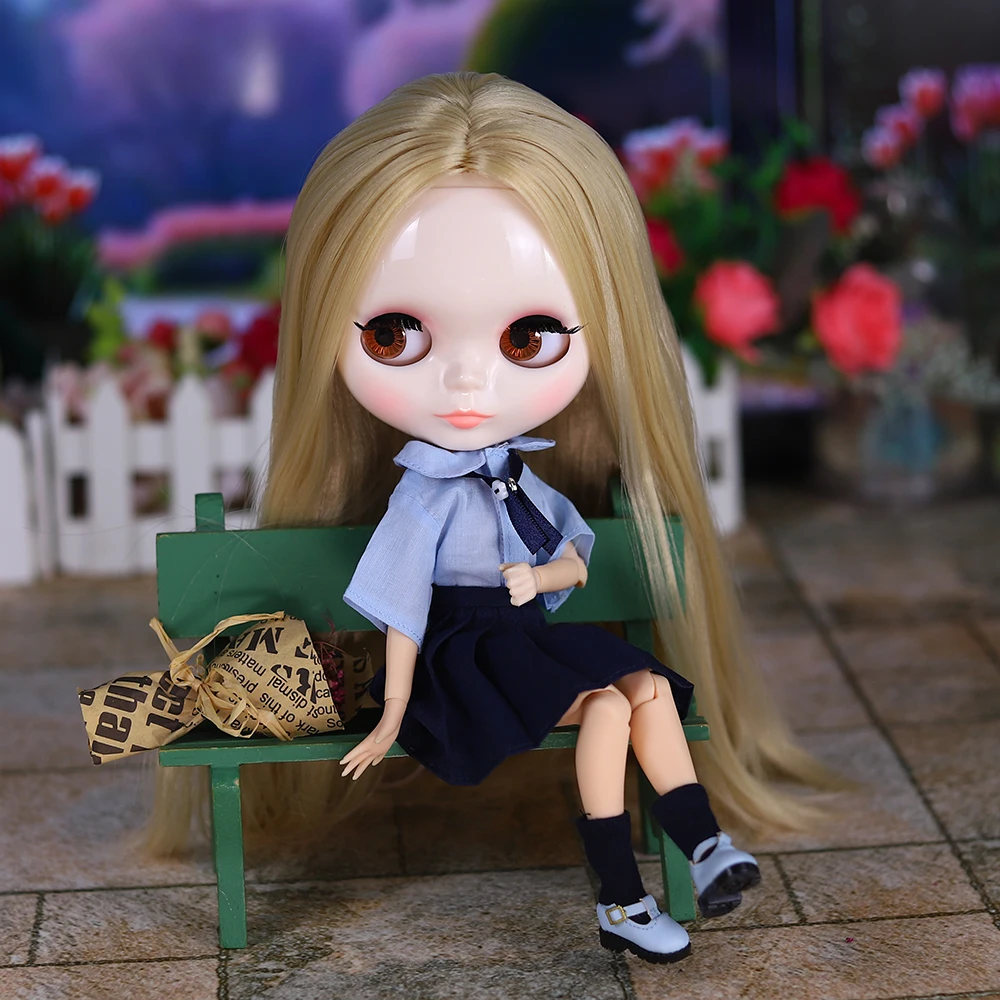 

ICY DBS Blyth Doll 1/6 Joint 30cm White Skin Sweet Set Fashion Set Doll BJD Toy Gift
