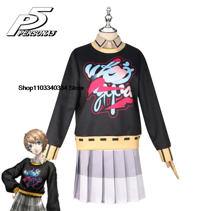 Persona 5: The Phantom X Halloween Costumes for Women Arai Suwa Cosplay Woman Anime Men Costume Adult Women Full Set New Arrival