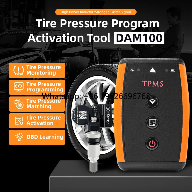 

TPMS Programming Bluetooth Tool All Sensors Relearn Activate Tool Program 315/433MHz TPMS Reset Read Clear Lifetime Update