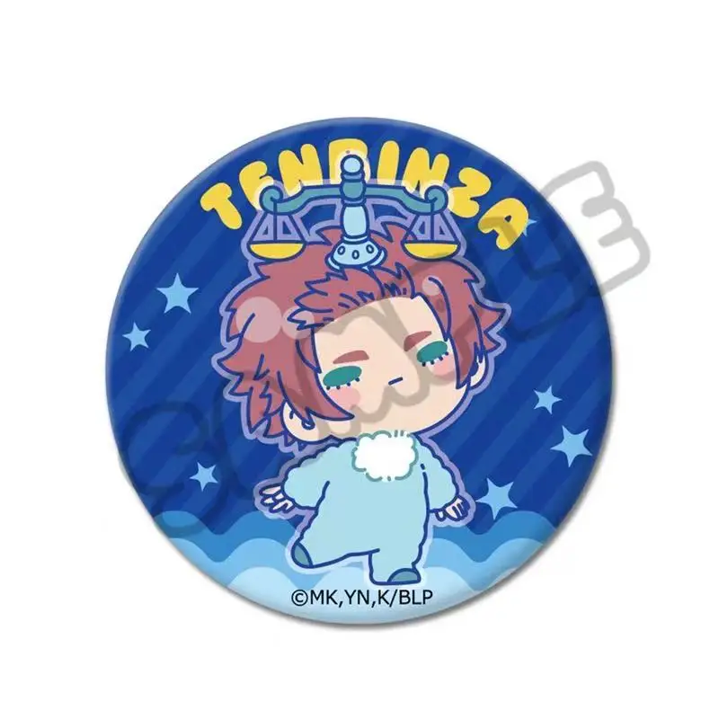 Nagi Seishiro Anime Figure Metal Badge Shido Ryusei Cute Backpack Decor Pins Oliver Aiku Brooch Toy Fans Collection Gift