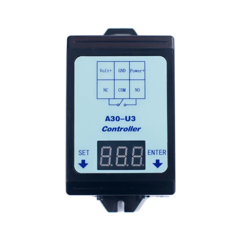 A30-U3 DC Voltage Relay 6-80V48V60V 30A Detection Control Delay Switch Interval Action