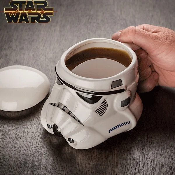 Star Wars The Mandalorian Mugs  Creative Mug Electroplated Ceramic Milk Coffee Cups Xmas Anniversary Valentines Trendy Gifts