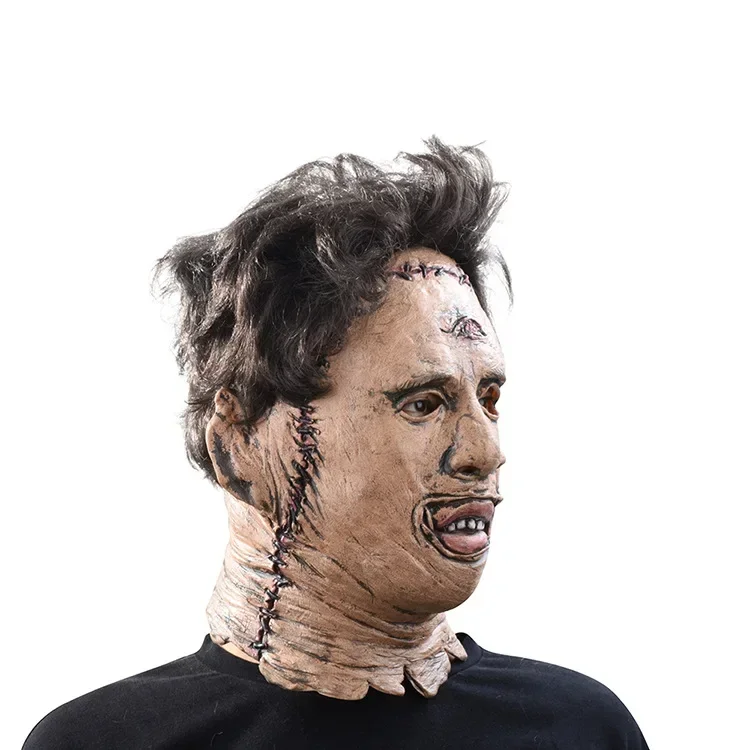 Texas Chainsaw Massacre Leatherface Mask Horror Fancy Dress Party Cosplay Latex Masks Halloween Latex Killer Helmet Horror Mask