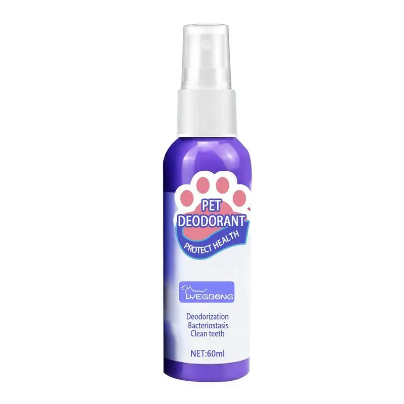 60ml Pet Oral Cleanse Spray Dogs Cats Mouth Fresh Teeth Clean Deodorant Prevent Calculus Remove Kitten Bad Breath Pet Supplies