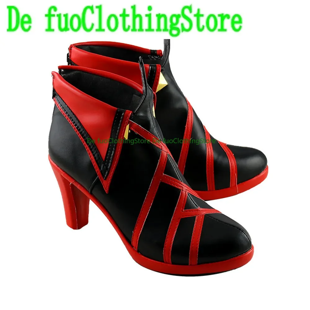 DefuoClothing Fire Emblem Heroes Cipher Cosplay Shoes Boots Game Anime Game Role-playing Halloween Party Props Shoes Boots