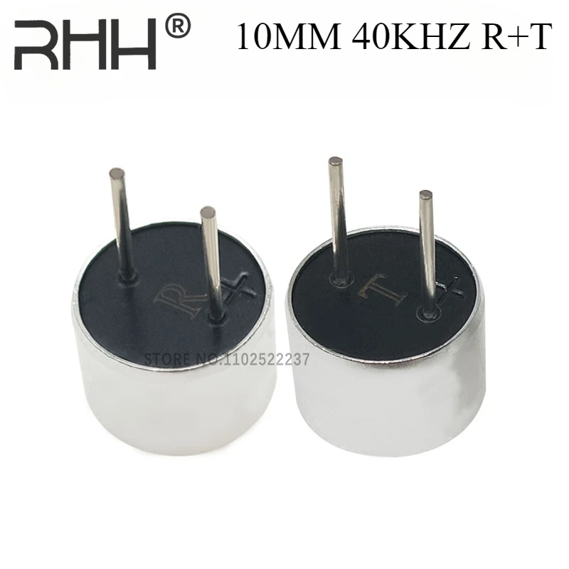 10PCS TCT40-16R/T 40KHZ Ultrasonic Sensor 10MM 12MM 16MM R receiver probe T transmitter probe Transceiver Waterproof