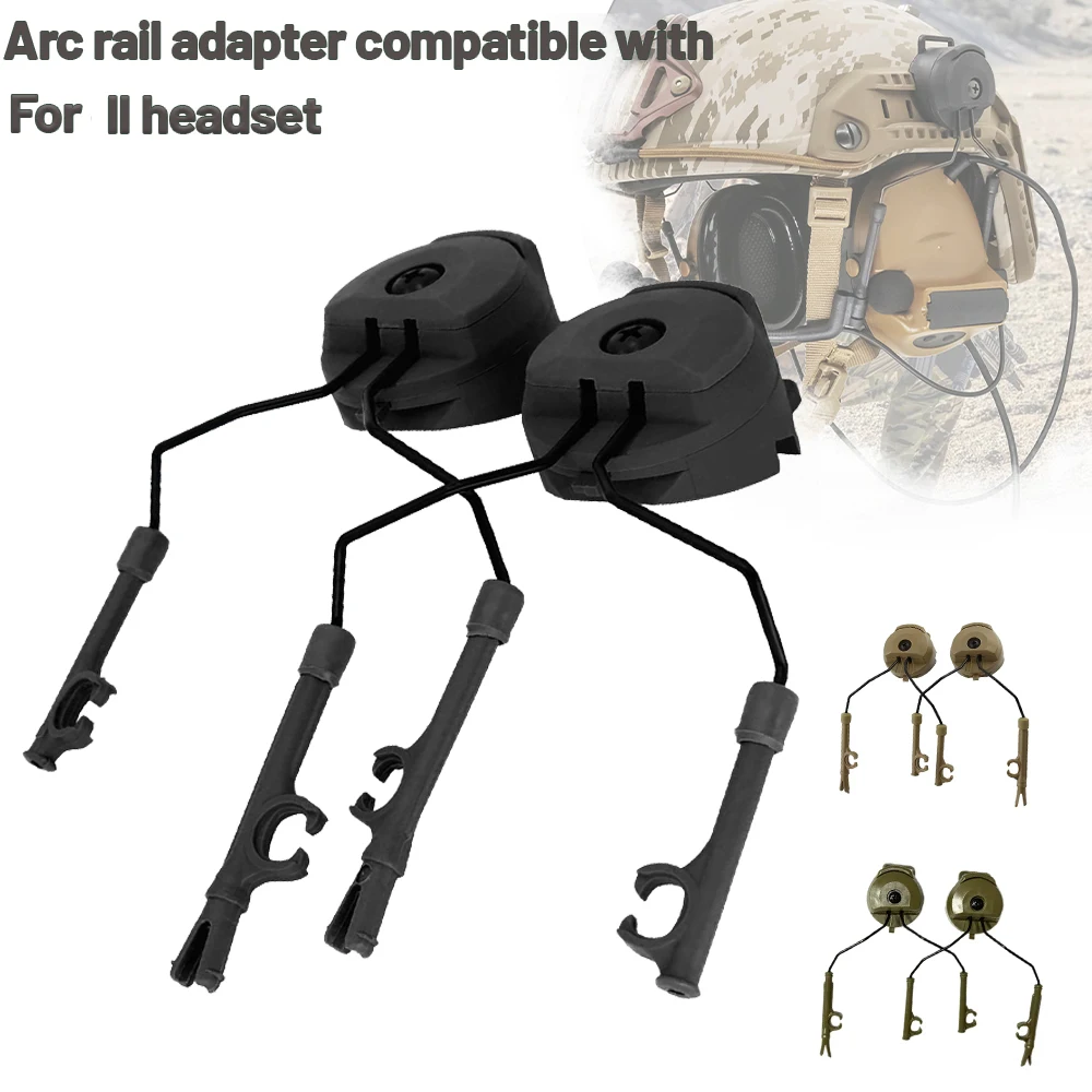 ARC Rail Adapter,Rail Mounting of Tactical Headset Compatible with Headset and Helmet with ARC Rail