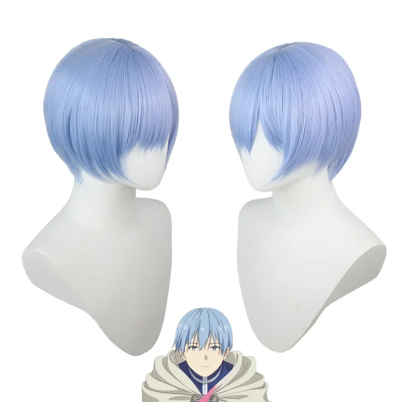 Himmel Cosplay Costume Wig Anime Frieren Beyond Journey's End Cloak Uniform Outfit Blue Hair Halloween Party Men Women Role Play