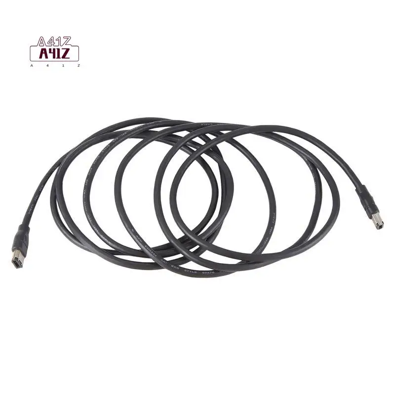 A41Z-Black IEEE 1394 Firewire 400 To Firewire 400 Cable, 6 Pin/6 Pin Male / Male - 10 FT