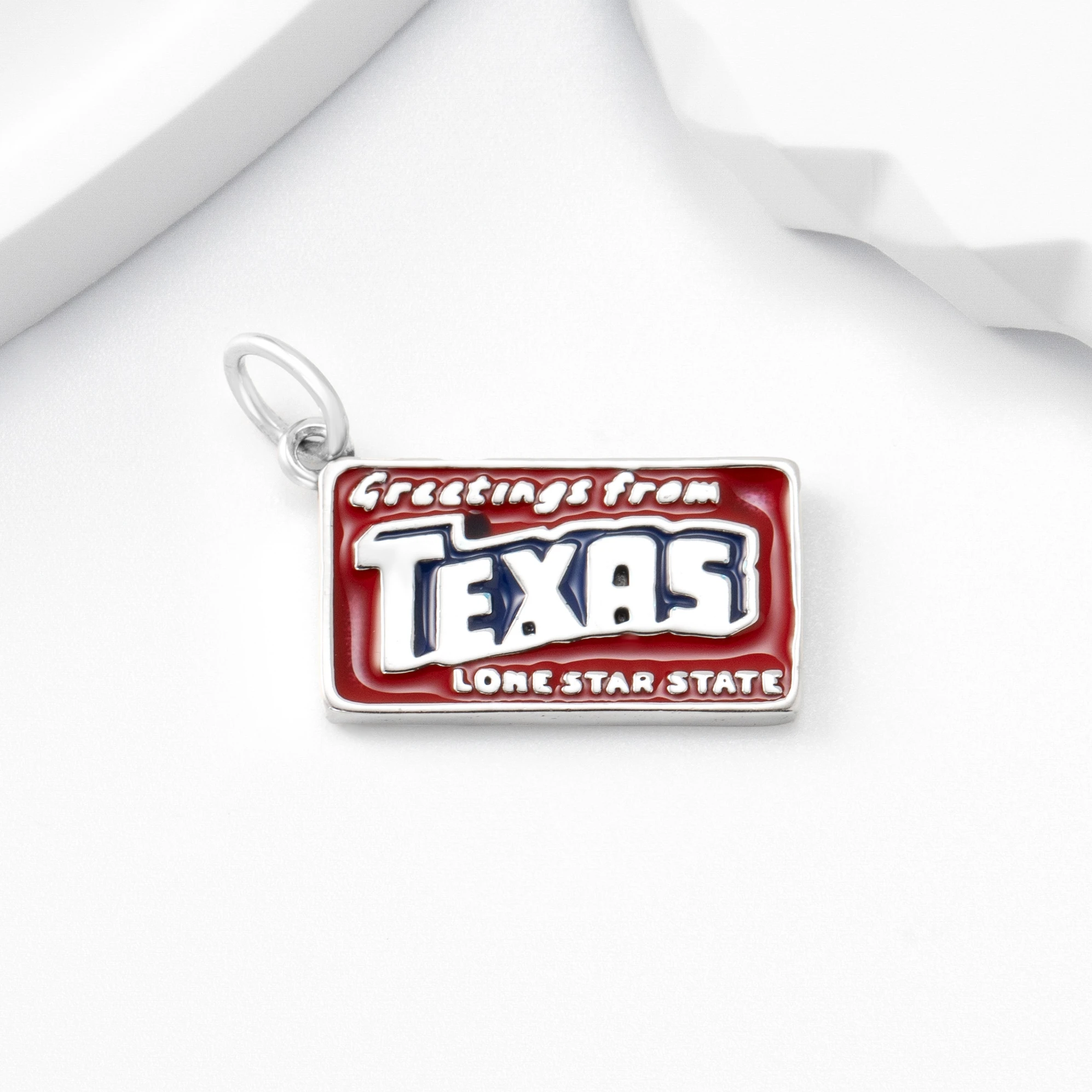 S925 sterling silver James Avery Greetings from texas Charm