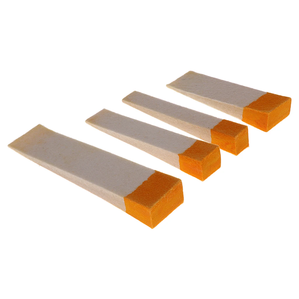 Durable 4x piano felt wedge dampers for pianists piano spare