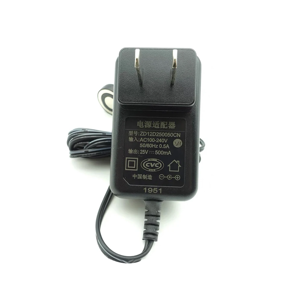 ZD12D250050 25V 500mA Vacuum Cleaner Charger For Philips FC6812 FC6814 FC6813 FC6721 FC6722 FC6730 FC6801 Charging