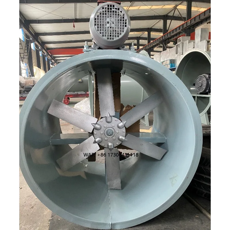 Low Noise High Quality Electric Industrial Axial Fan Ball Bearing Cast Iron Blades Engine 100% Copper Motor 220V/380V
