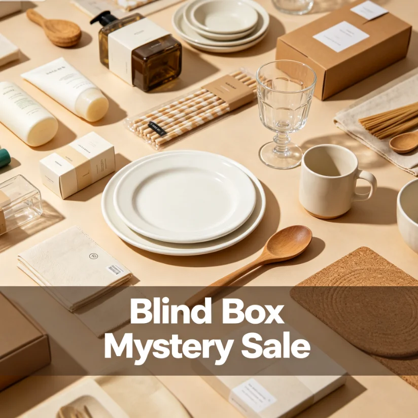 Home Dining Mystery Blind Box With Random Elegant Tableware