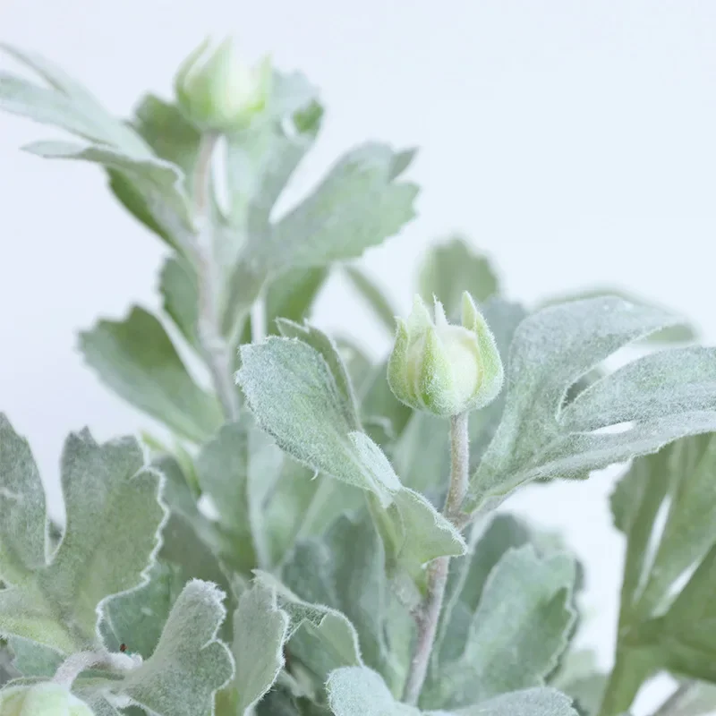 造花 菊の葉 植物の枝 DIY 結婚式 ホーム クリスマス デコレーション リース - 造花、フェイクフラワー