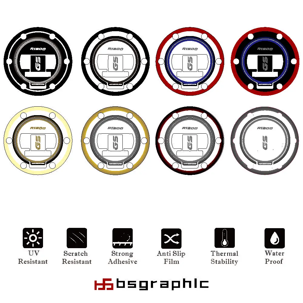 Fuel cap anti slip sticker declas protection for Fuel cap protection for BMW R1200GS R 1200 GS ADV 2006 07 08 09 2010 11 12 2013